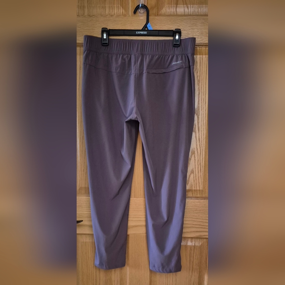 Eddie Bauer Women's M Purple Traveler Ankle Pants EUC 1669563 - Picture 3 of 9